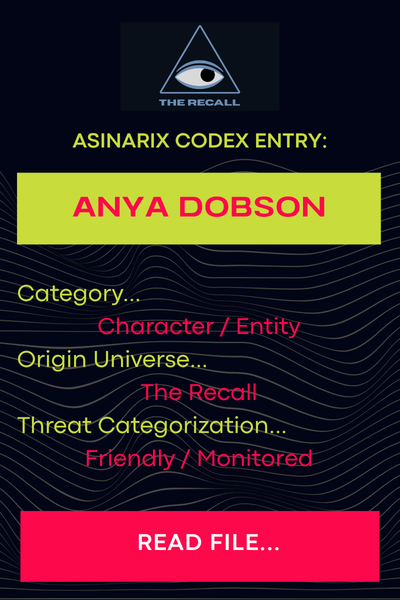 Anya Dobson Codex Card Entry