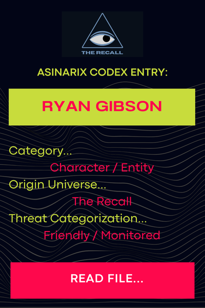 Ryan Gibson Codex Card Entry